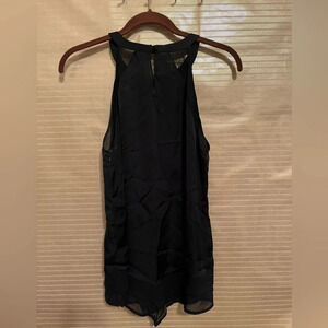 NEW YORK & CO~ BLOUSE~BLACK SLEEVELESS~ SM